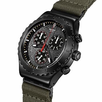 SWATCH (スウォッチ) IRONY CHRONO【 BLACKIE 】 Amazon.com: Swatch I New Chrono Unisex Watch Casual Plastic